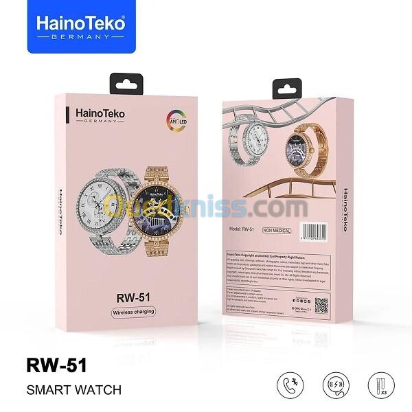 SMART WATCH HAINO TEKO RW-51 RW44 AMOLED FEMME