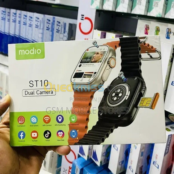 SMART WATCH MODIO S10 DUAL CAMERA 4 Go-64 Go