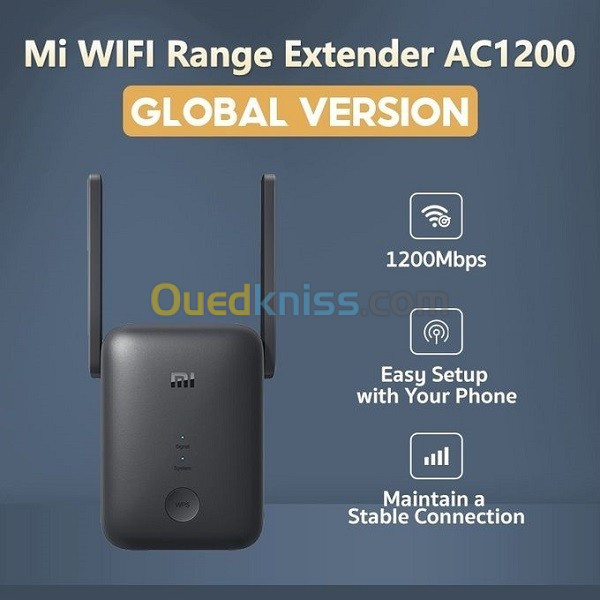 XIAOMI MI WIFI EXTENDER REPETEUR Wi-Fi Mi 5G AC1200, 1200 Mbps