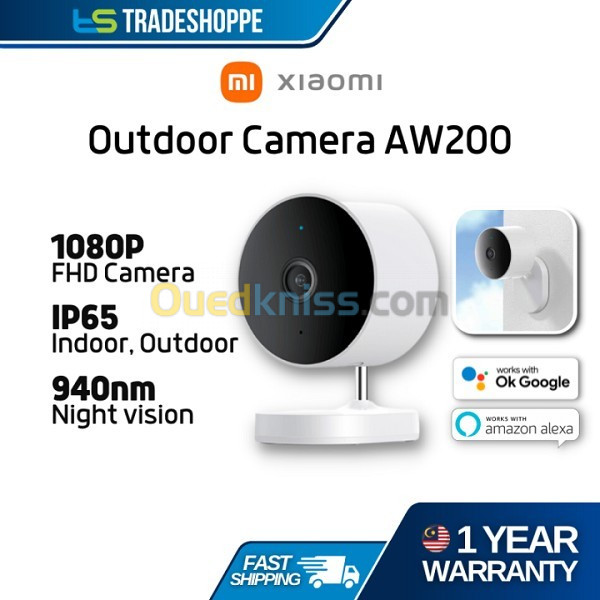 Caméra de sécurité XIAOMI extérieure AW200