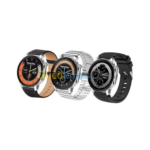 Haino Teko RW52 AMOLED Display Smart Watch 3 Pair Straps 