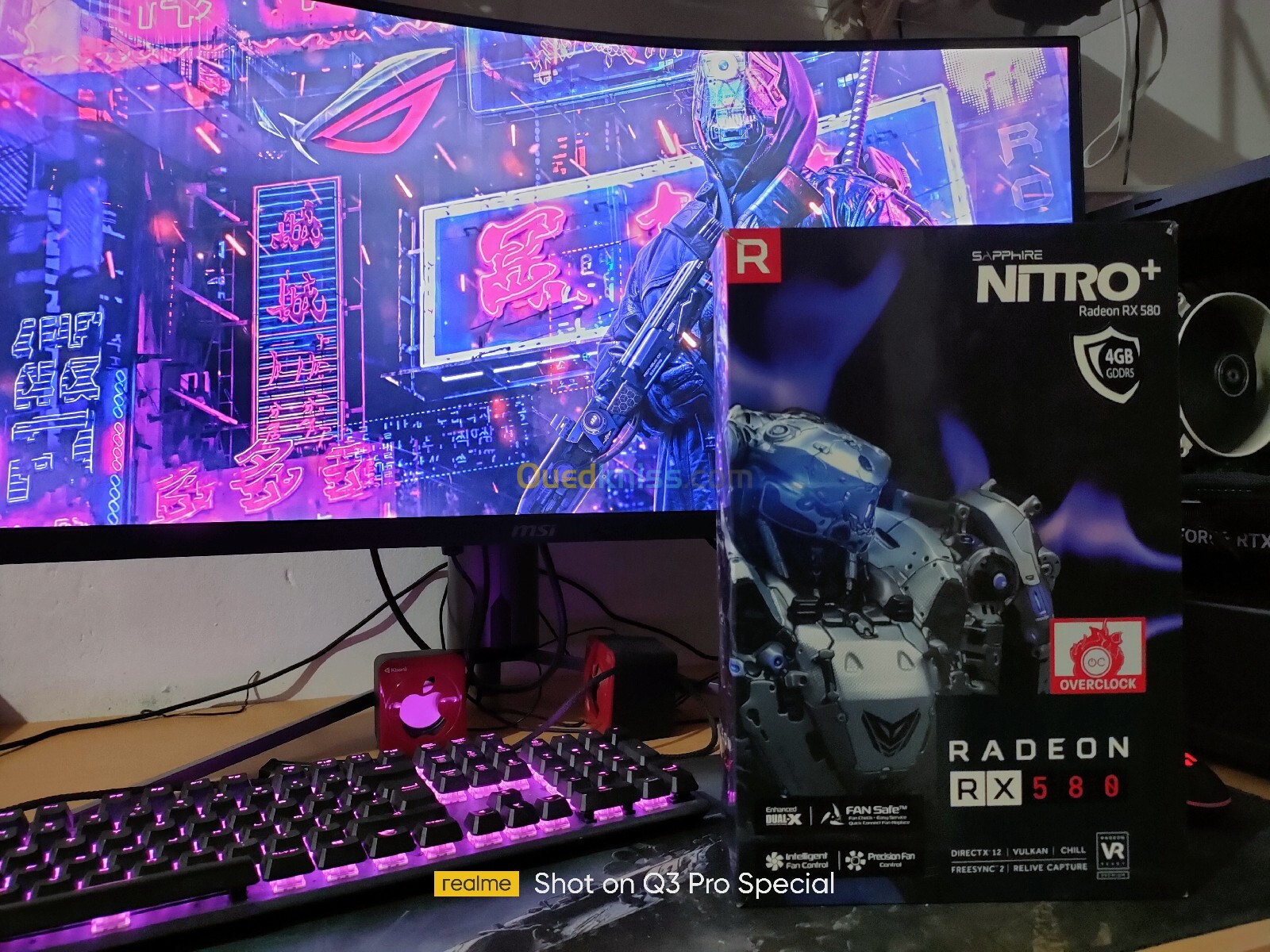 Rx 580 Sapphire 4Go