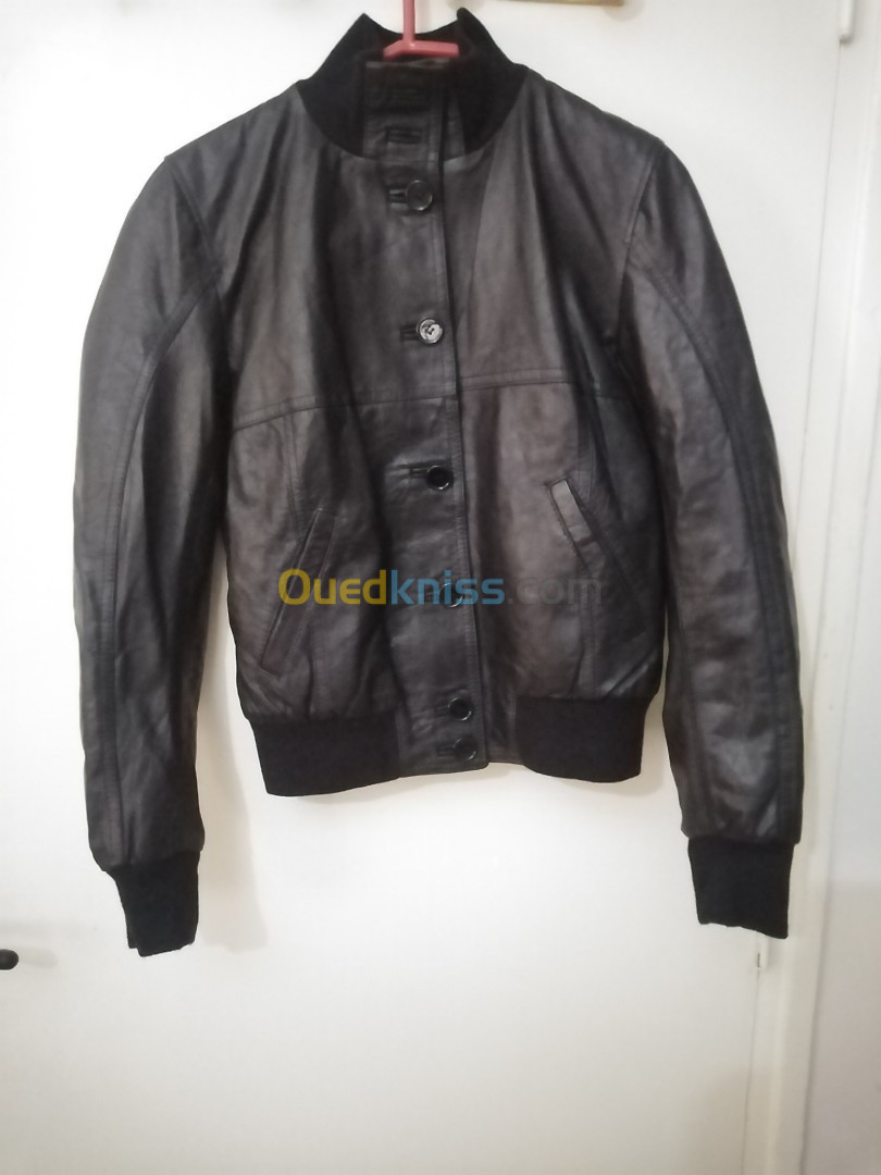 Veste cuir femme 