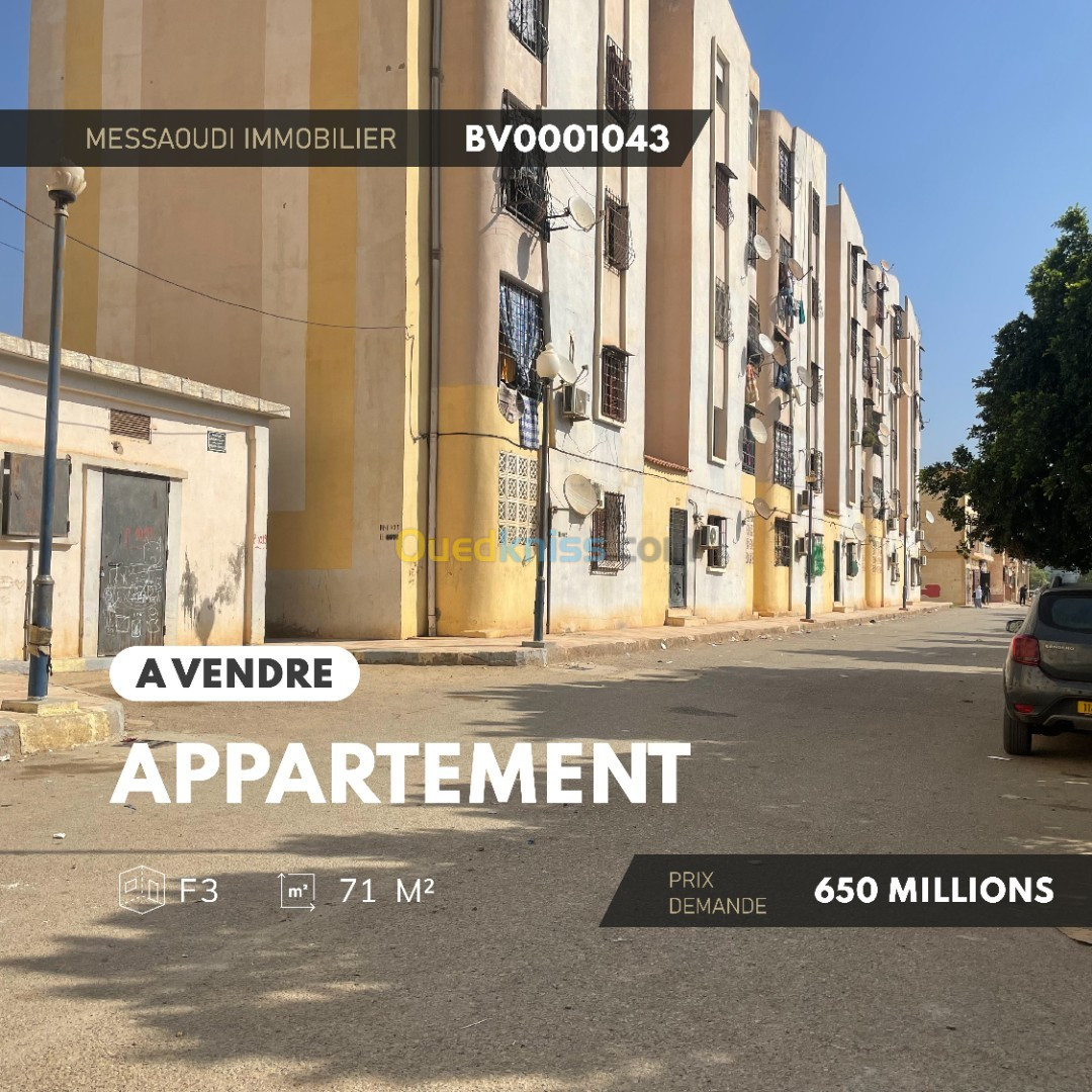 Vente Appartement F3 Aïn Defla El attaf