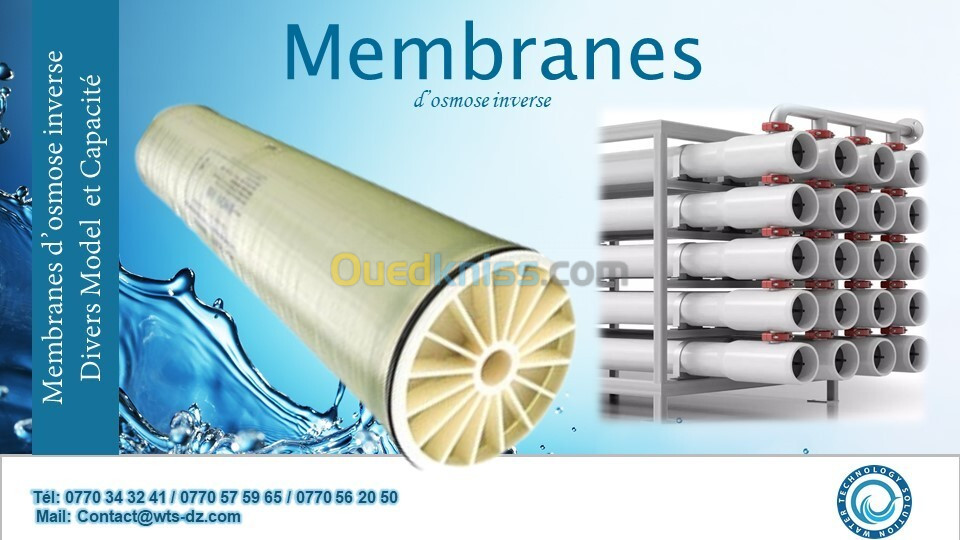 Membranes d'osmose inverse