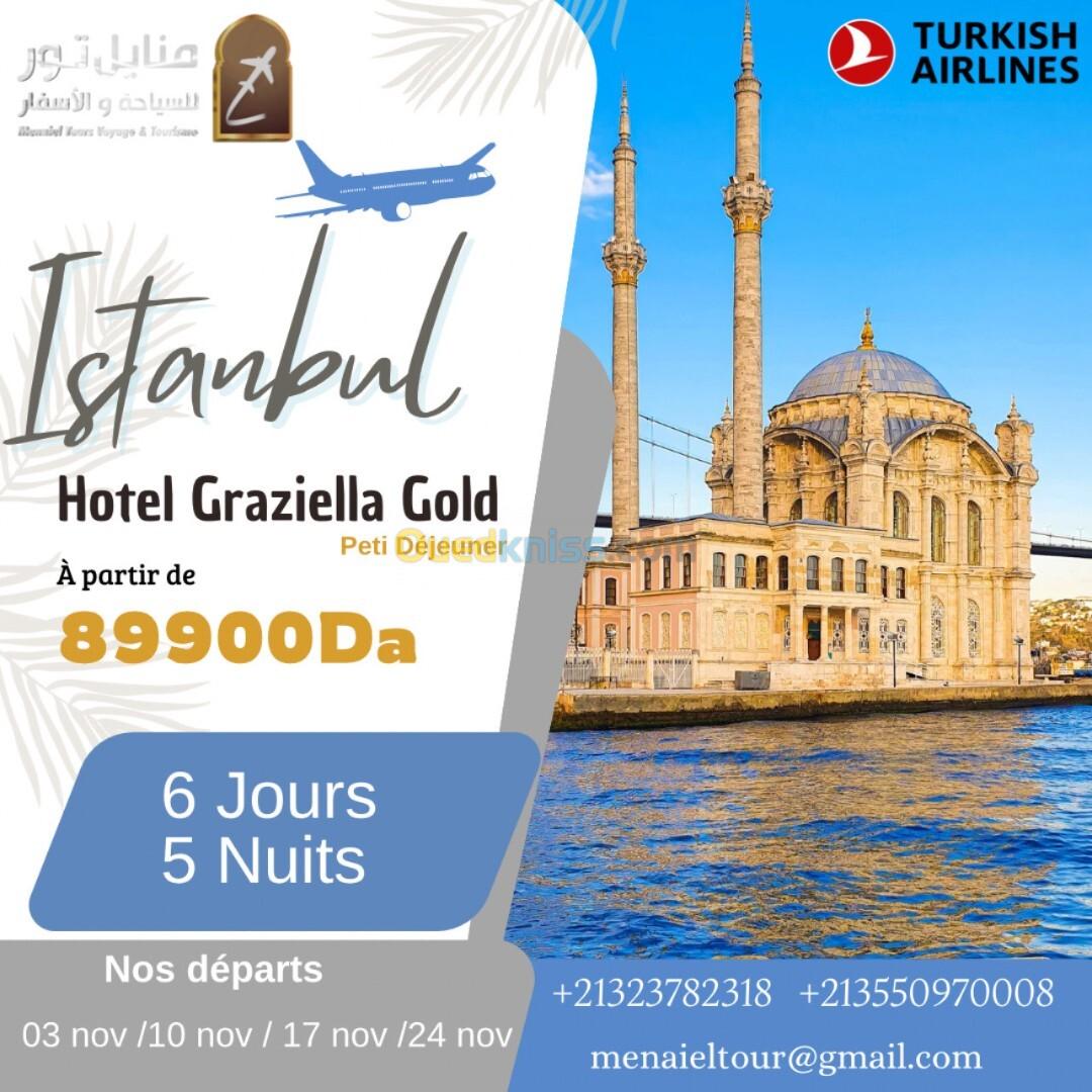 TOP Voyage à Istanbul  avec Turkish airlines NOVEMBRE