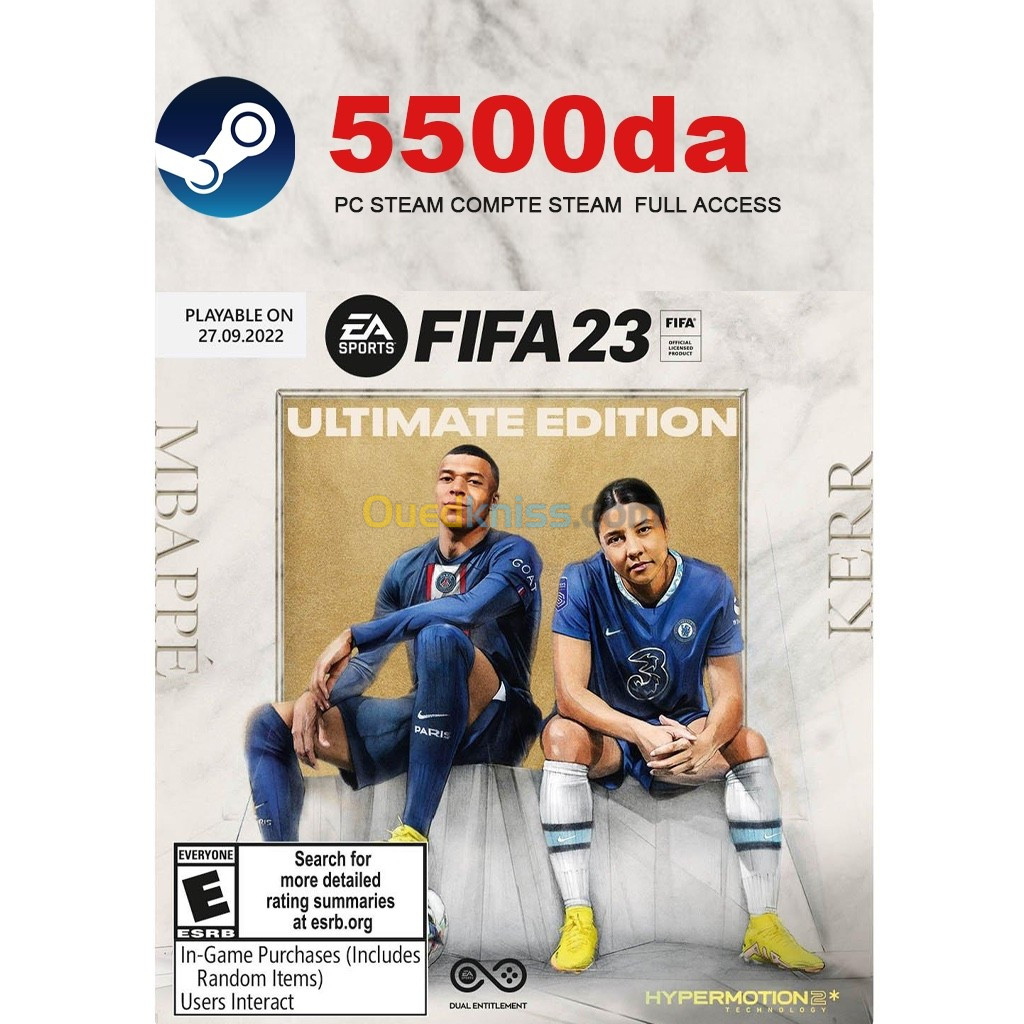 FIFA 23 PC STEAM Promo Black Friday - Jijel Algeria