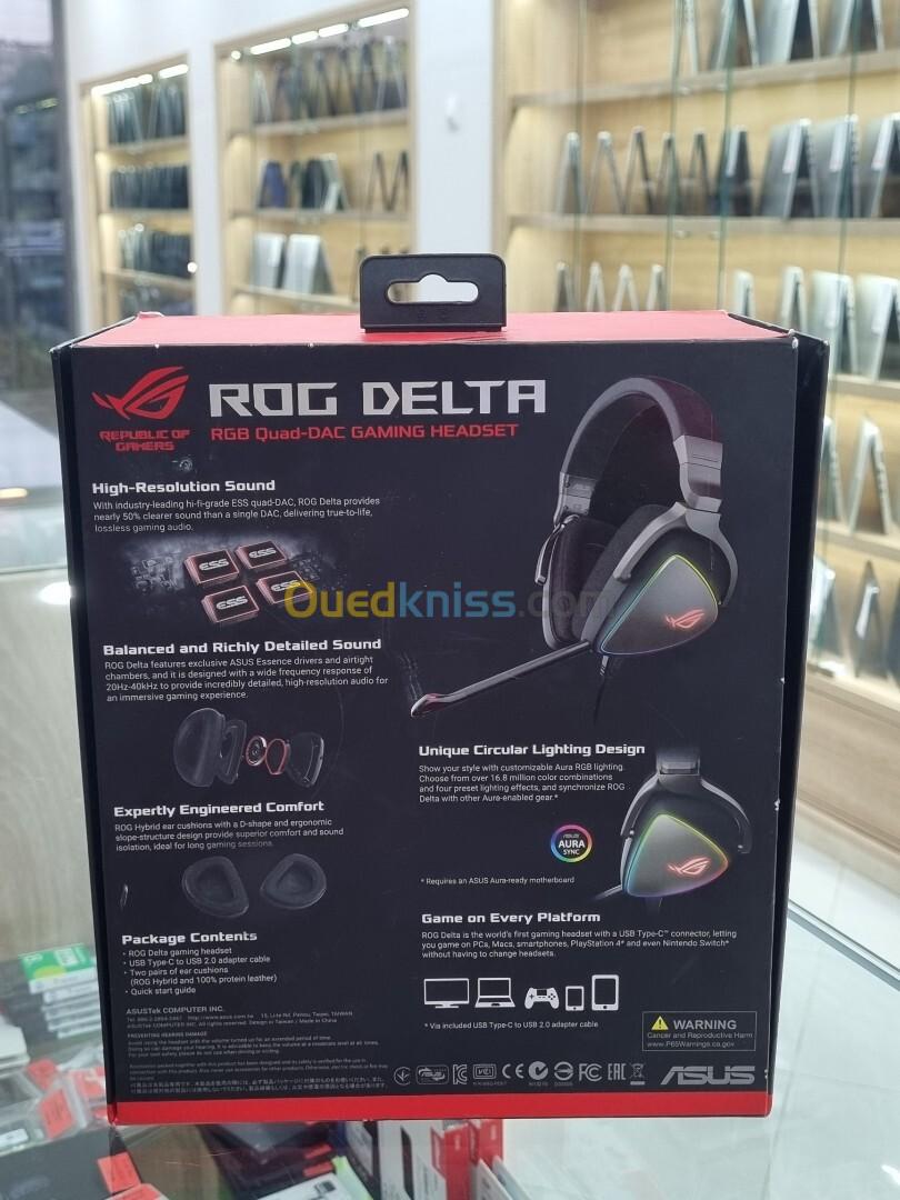 Asus Rog Delta RGB Quad-Dac Gaming Headset