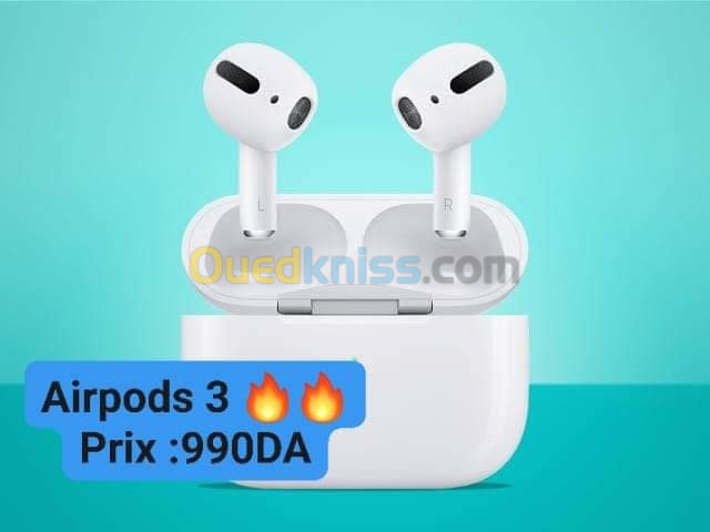 Airpods 3  Prix :990DA