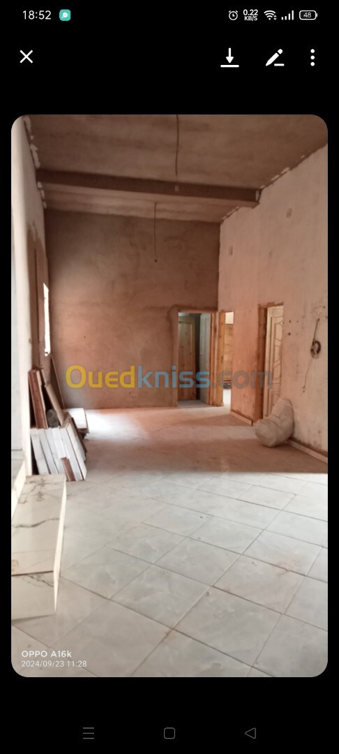 Vente Appartement F2 Mostaganem Mostaganem