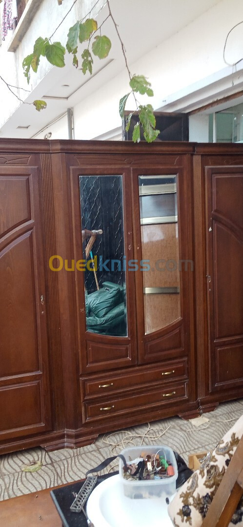 armoire 4 portes en bois hêtre 