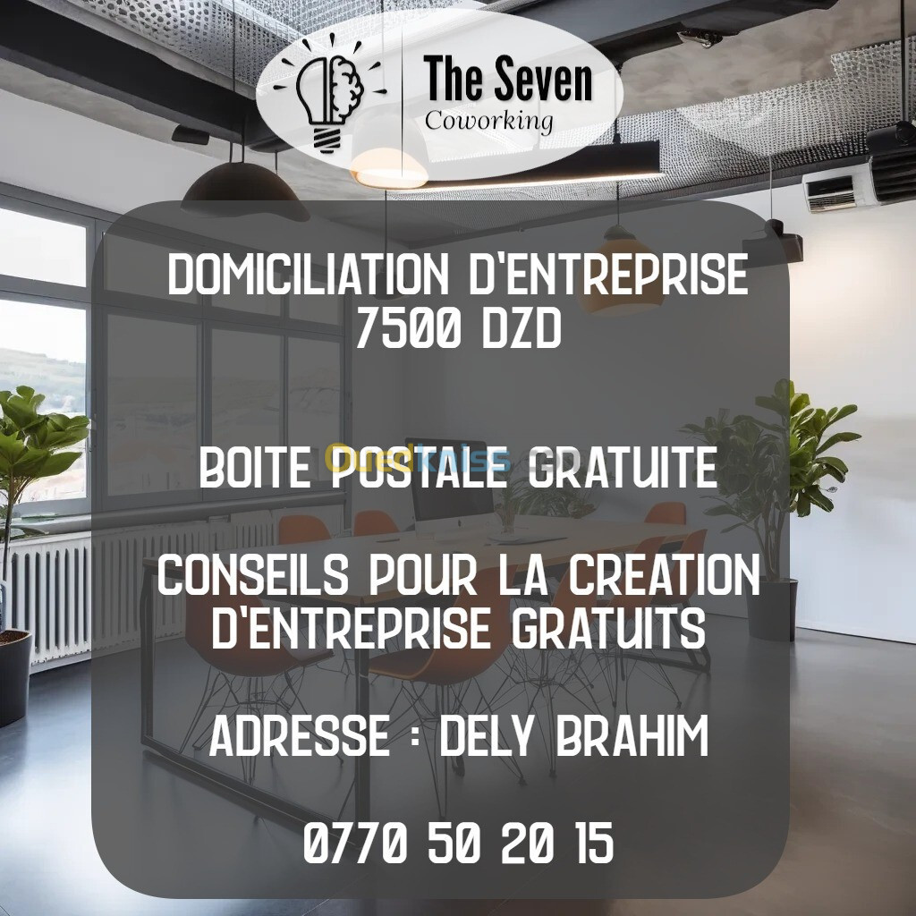 Domiciliation D'entreprise / Coworking / Formation / Evènement professionnel