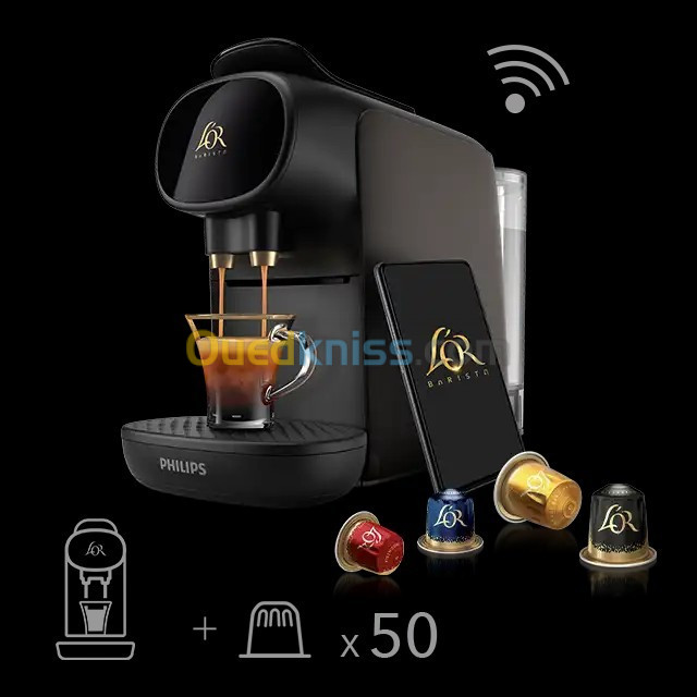 Machine à café à capsules l'Or Barista - Noir ou Rouge + 50 capsules (avec facture et jamais ouvert)