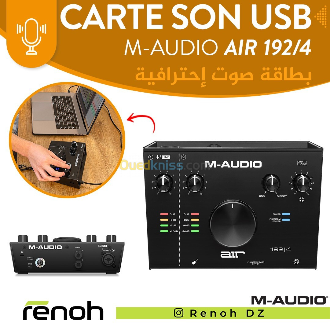 Carte Son M-AUDIO AIR 192/4