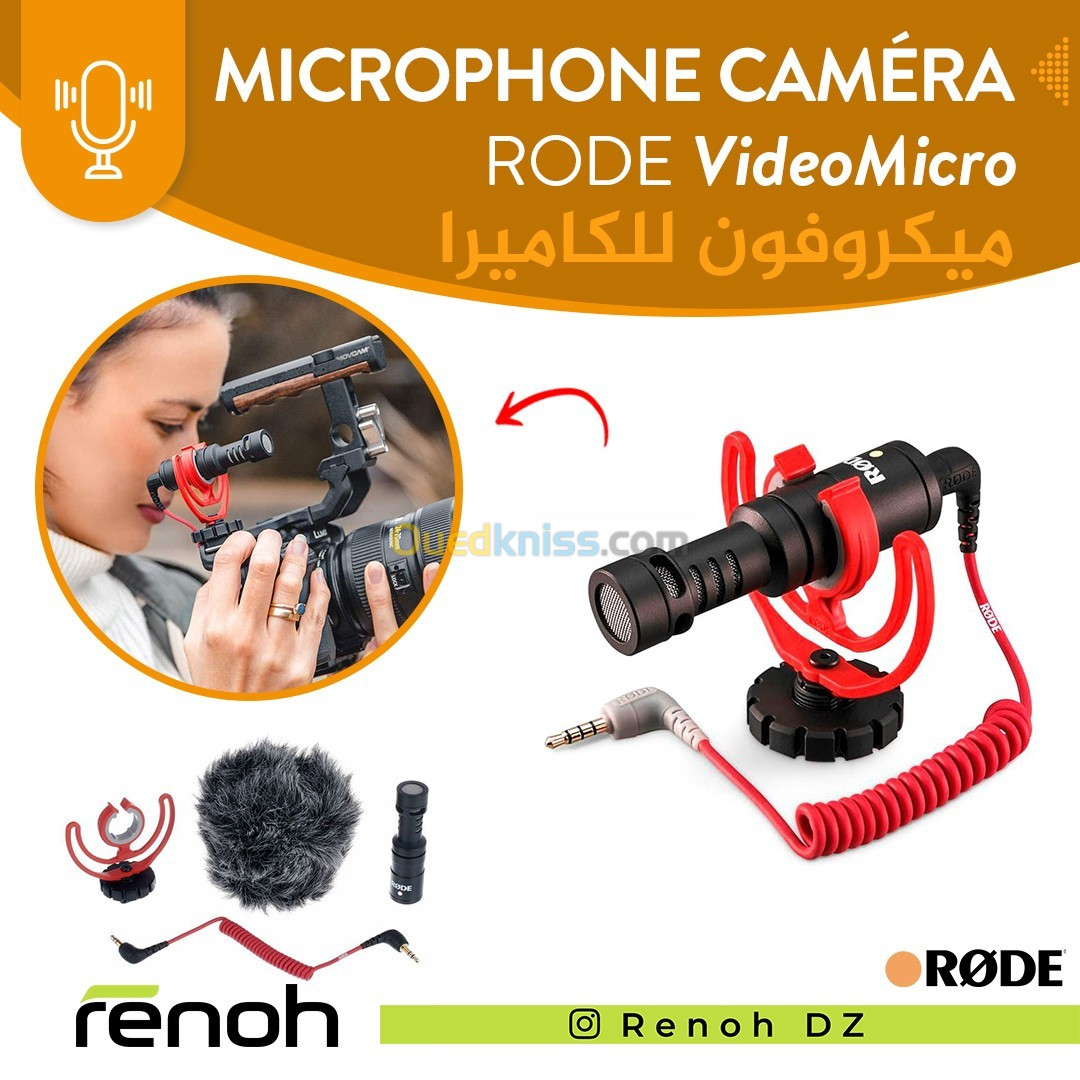 Microphone Caméra RODE VideoMicro