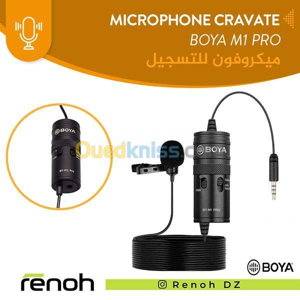 Microphone Cravate BOYA M1 PRO - Alger Algérie