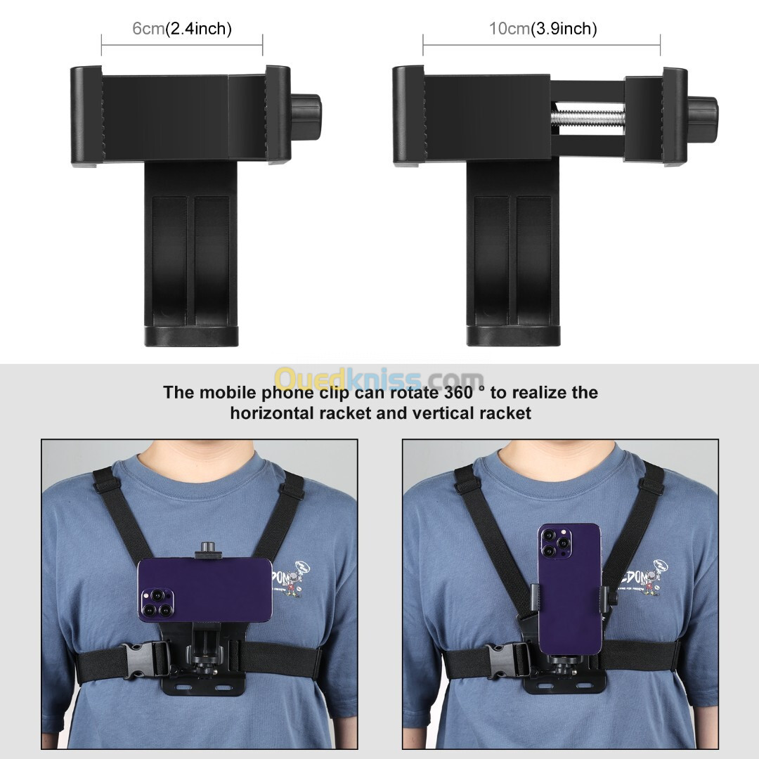 Gilet Universal POV Pour Smartphone / GoPro