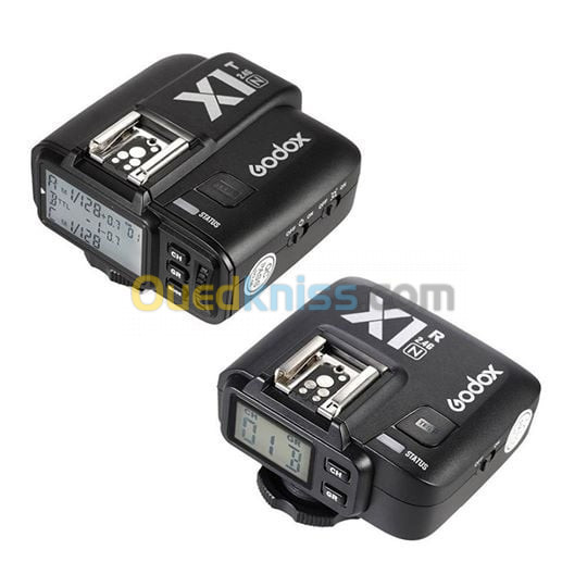 Godox X1 Flash Déclencheur Trigger Kit Emetteur avec Récepteur HSS 1/8000s i-TTL sans Fil 2.4G 