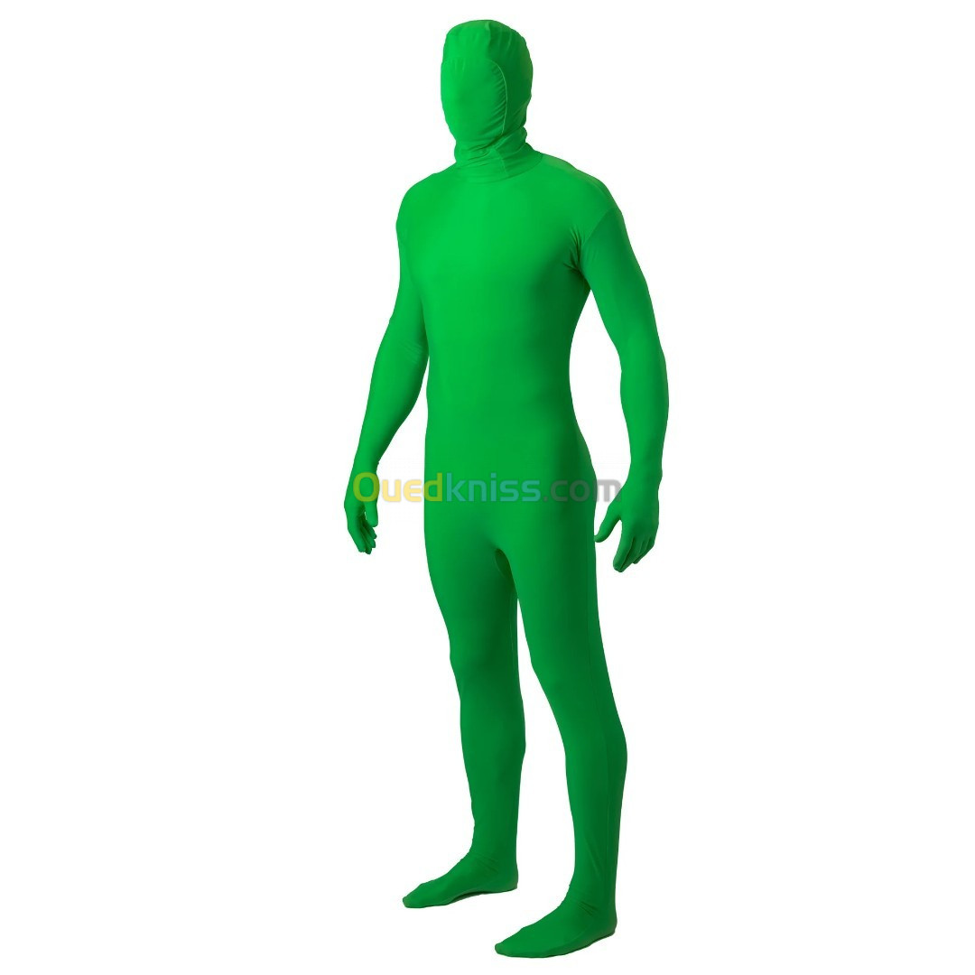 Vest Vert (Green Screen Bodysuit) Pour Studio, Content Creation, Movie Making