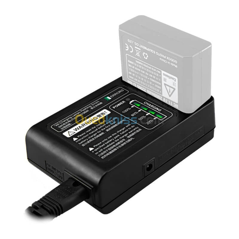 Chargeur Batterie GODOX VC-18 POUR FLASH GODOX V860 MARK I / II