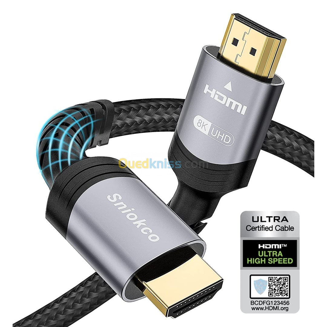 Cable HDMI 2.1 SNIOKCO 8K HDMI CABLE