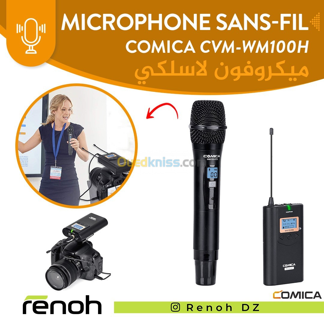 Microphone Sans-fil A Main COMICA CVM-WM100H