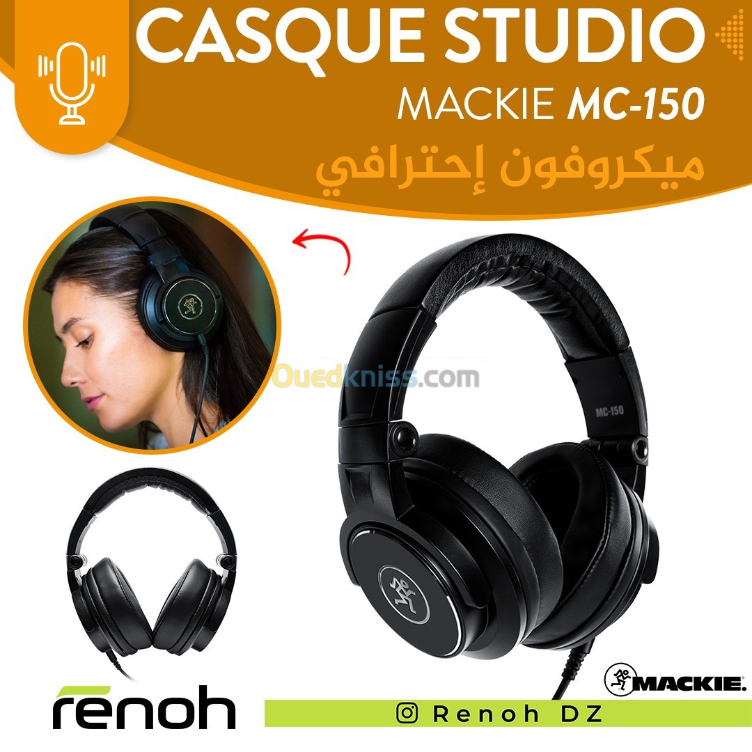 Casque Studio Professional MACKIE MC-150