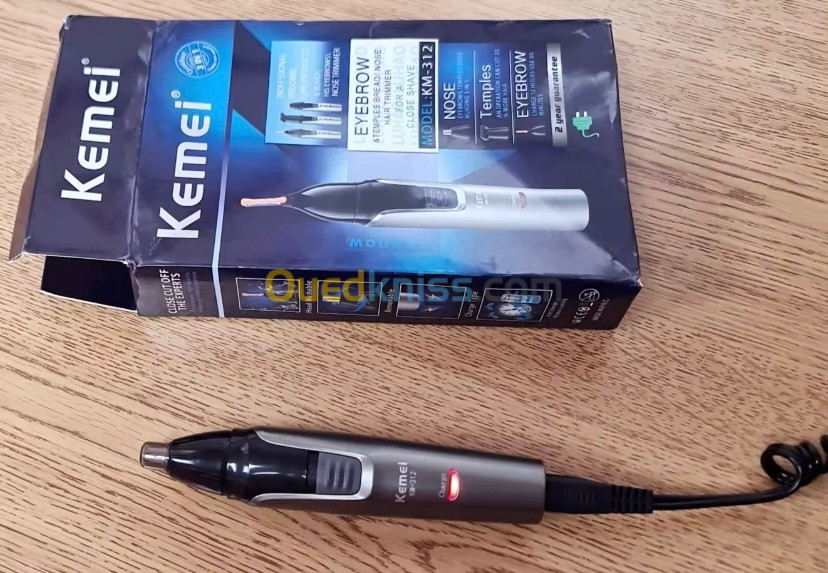 Tondeuse rechargeable 3 en 1 tondeuse à sourcils pour épilation du nez et des oreilles