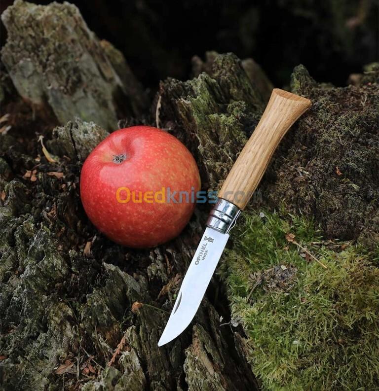 OPINEL COUTEAU N08 INOX BOIS DE CHÊNE 