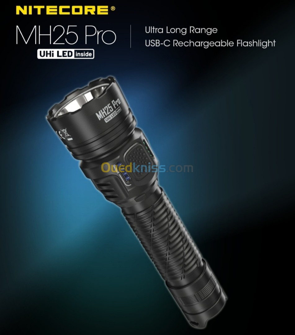 NITECORE lampe MH25 PRO - 3300 Lumens rechargeable 