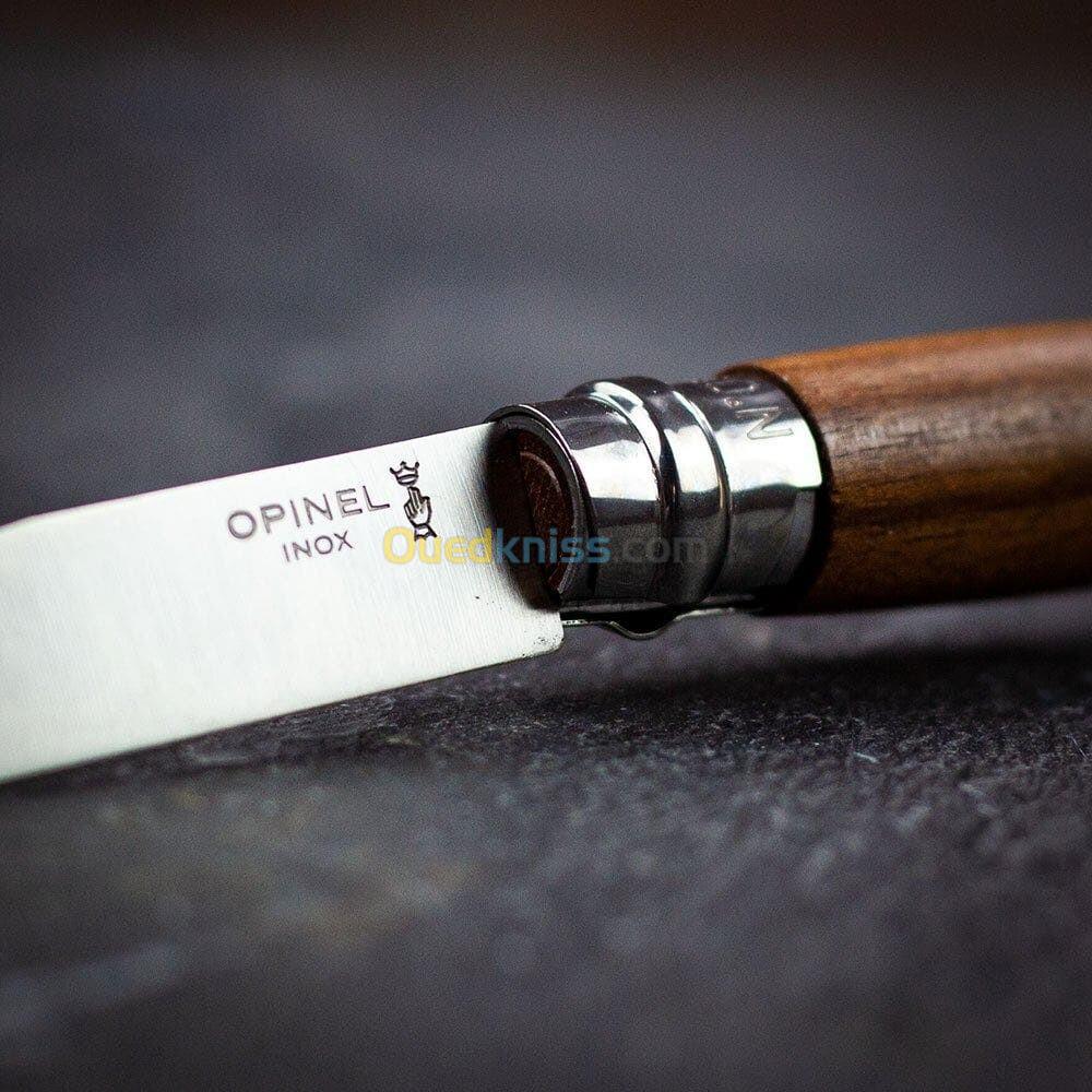 OPINEL COUTEAU N08 INOX BOIS DE NOYER 