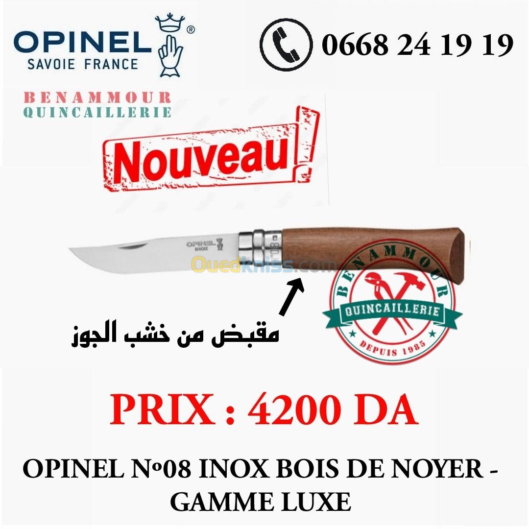 OPINEL COUTEAU N08 INOX BOIS DE NOYER 