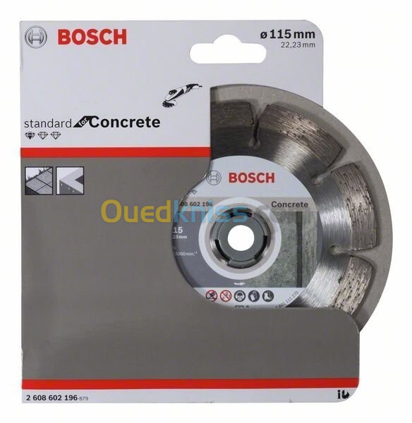 Disque diamant BOSCH 115MM BÉTON