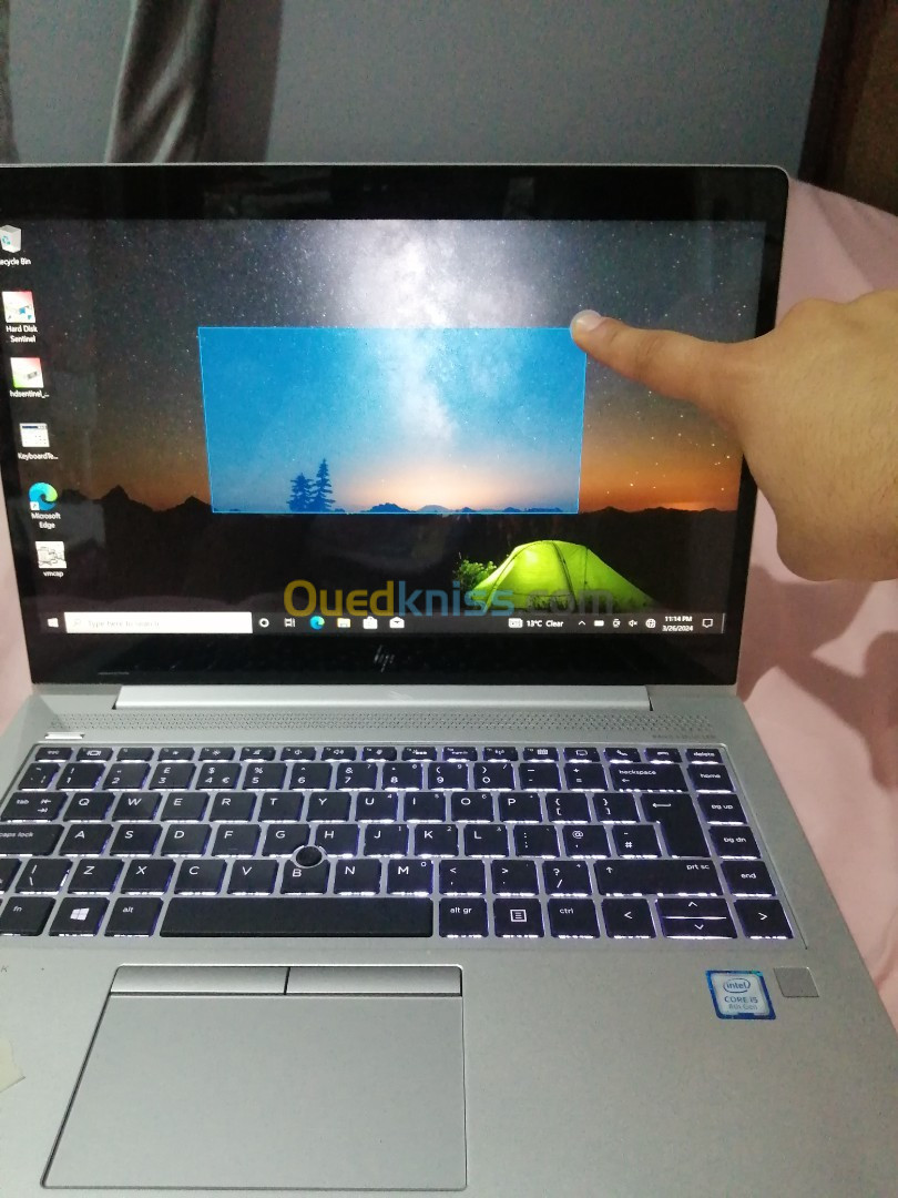 PC PORTABLE OCASION ETAT 10/10 ELITEBOOK 840 G5 I5 8350U 8GO 256GO SSD Full HD