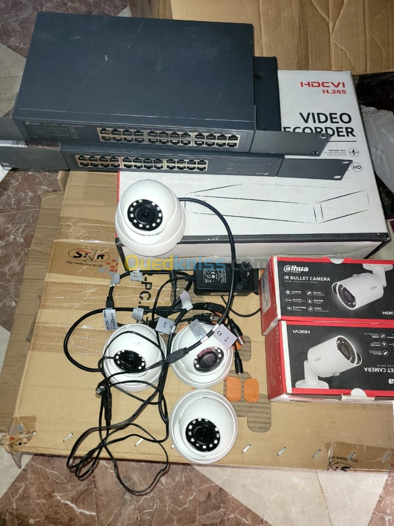 6 Camera Dahua HDCVI 4MP+ DVR XVR5116H-4KL-X