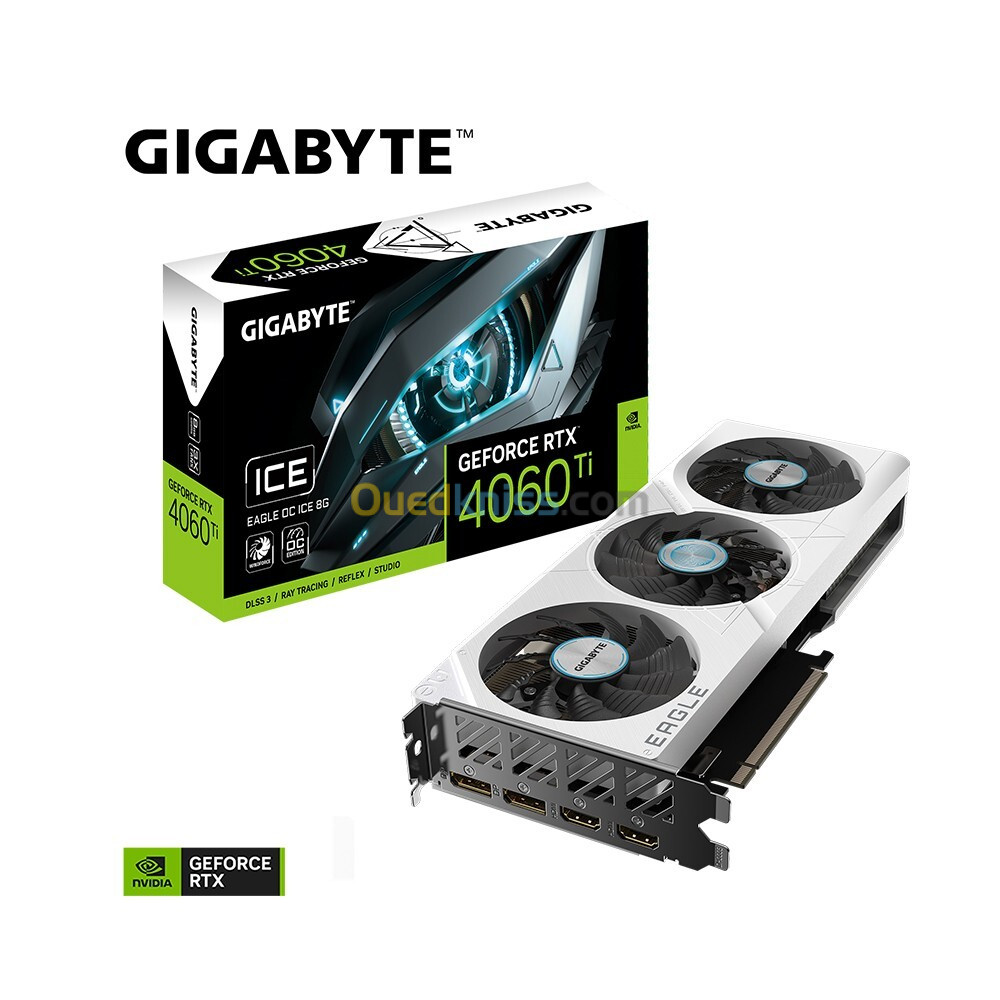 GIGABYTE GeForce RTX 4060 TI EAGLE ICE OC 8G