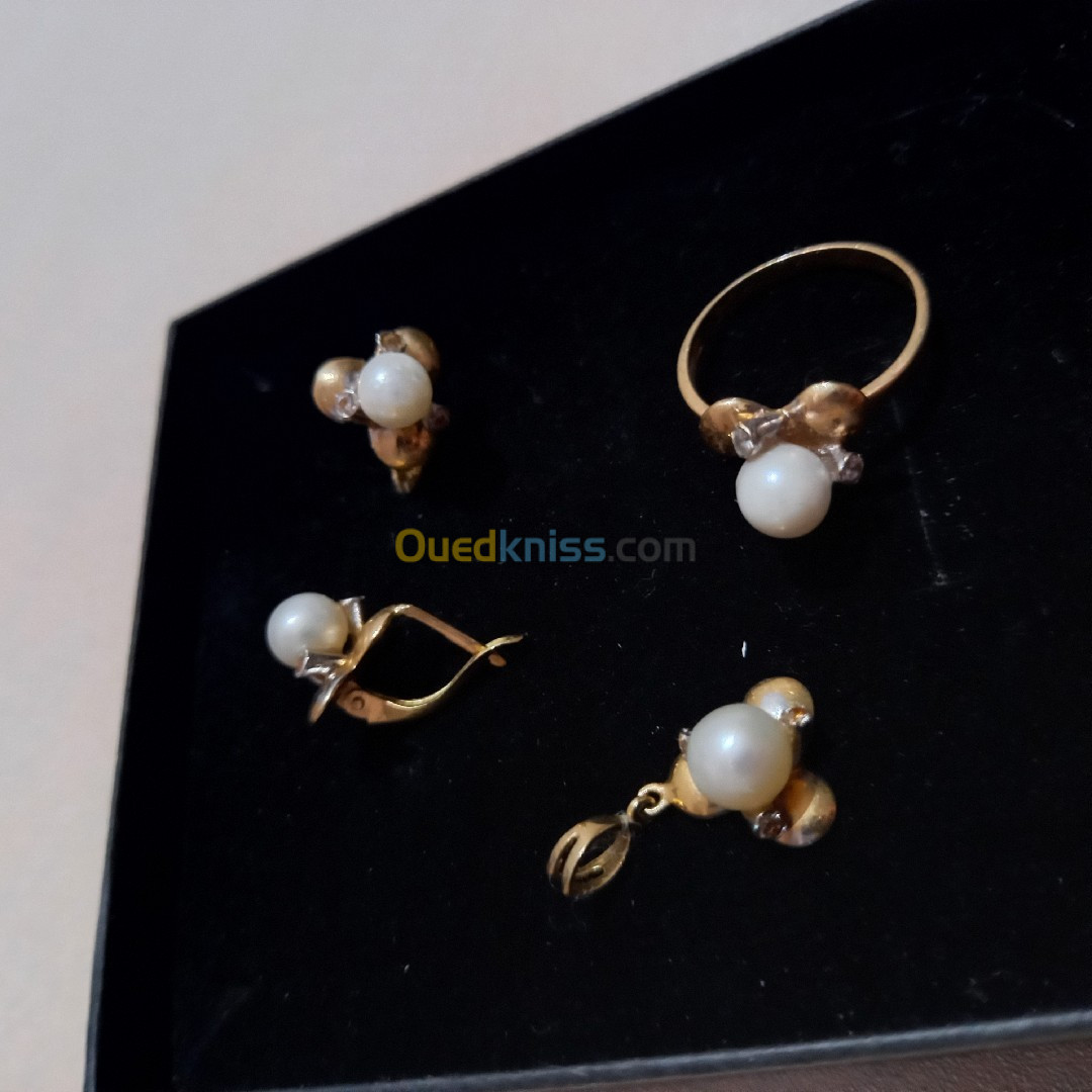 Trio en or 18k ( 7 grames l'ensemble)