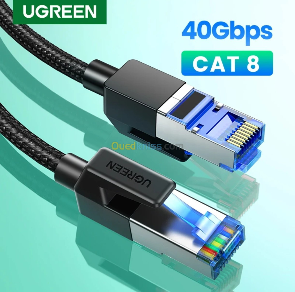 Cable Lan Ugreen CAT8 RJ45 5 mètres 