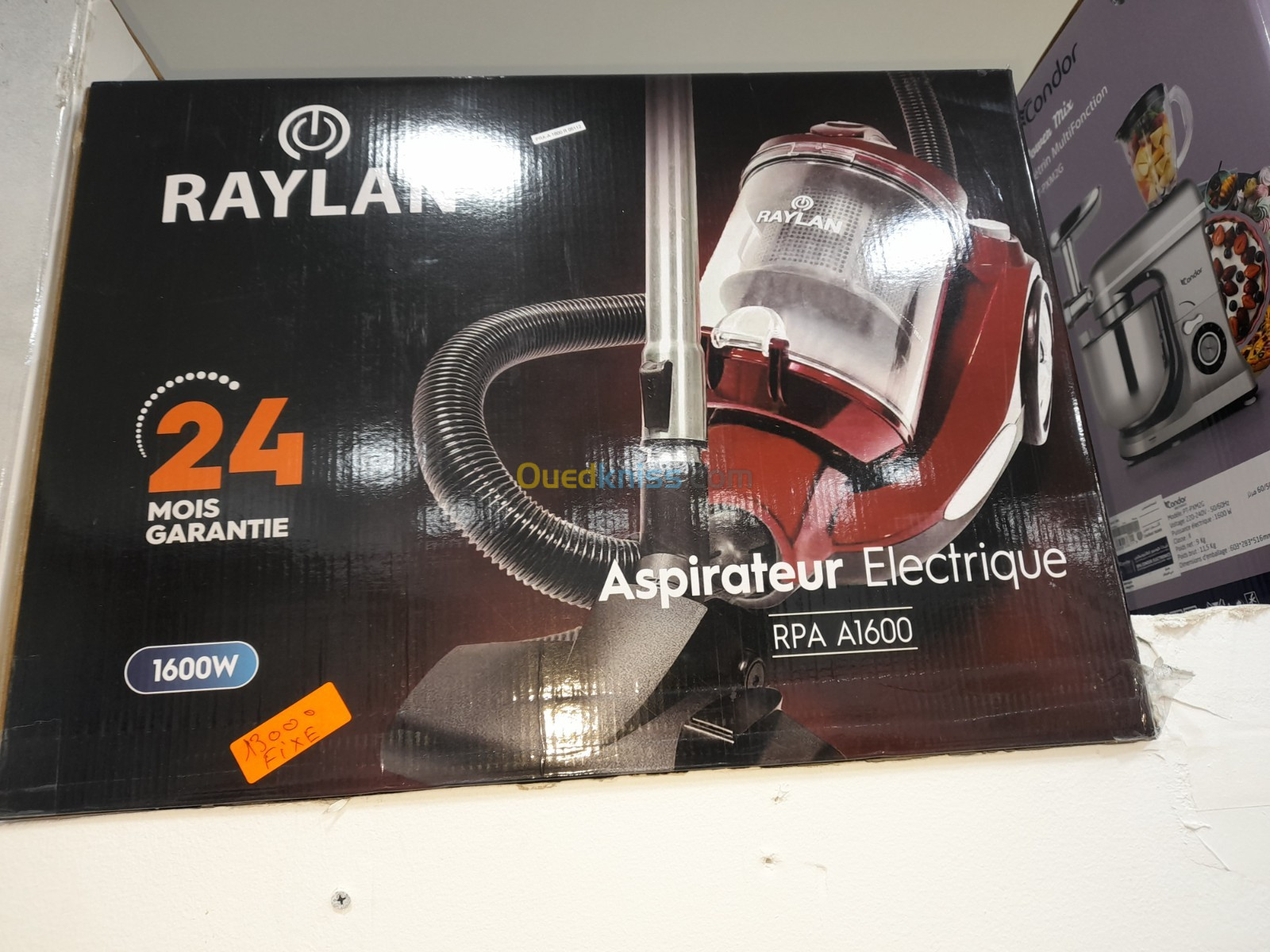 Promotion aspirateur raylan 1600W 