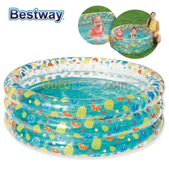 BESTWAY Piscine Gonflable Ronde Pour Enfants 51045