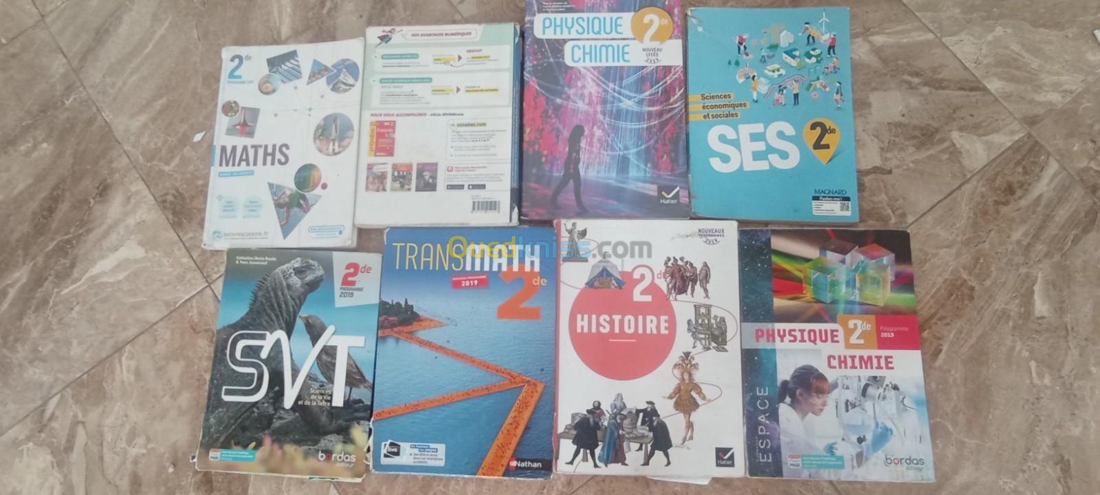 Vends livres programme Français seconde et terminale 