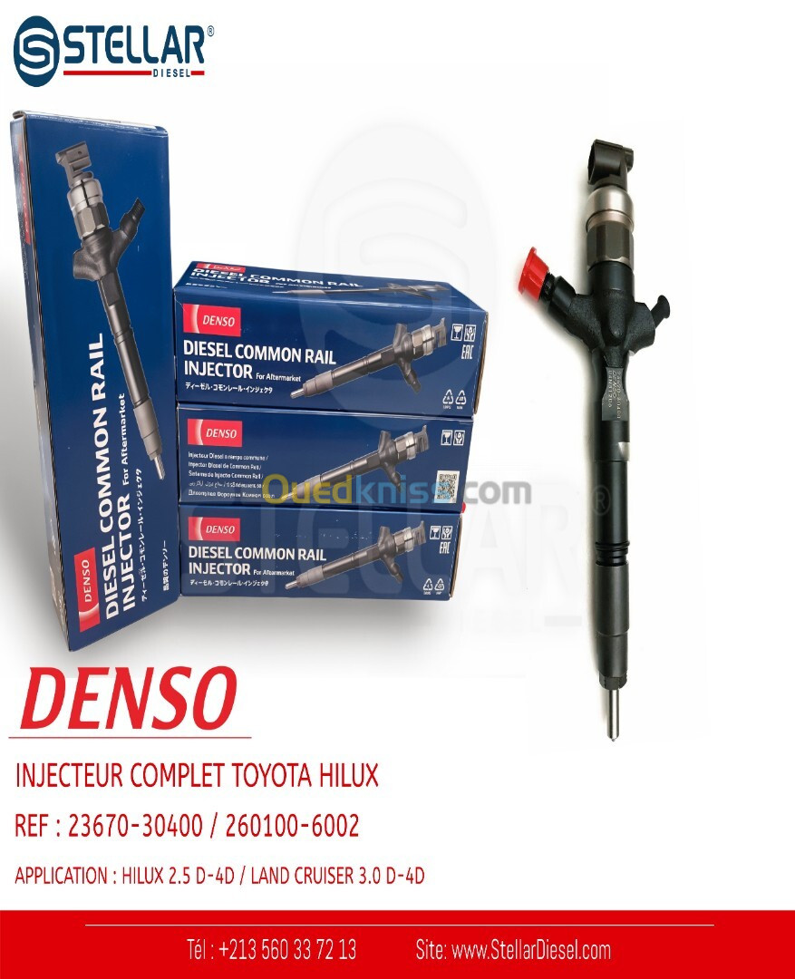 INJECTEUR HILUX 2.5 D-4D