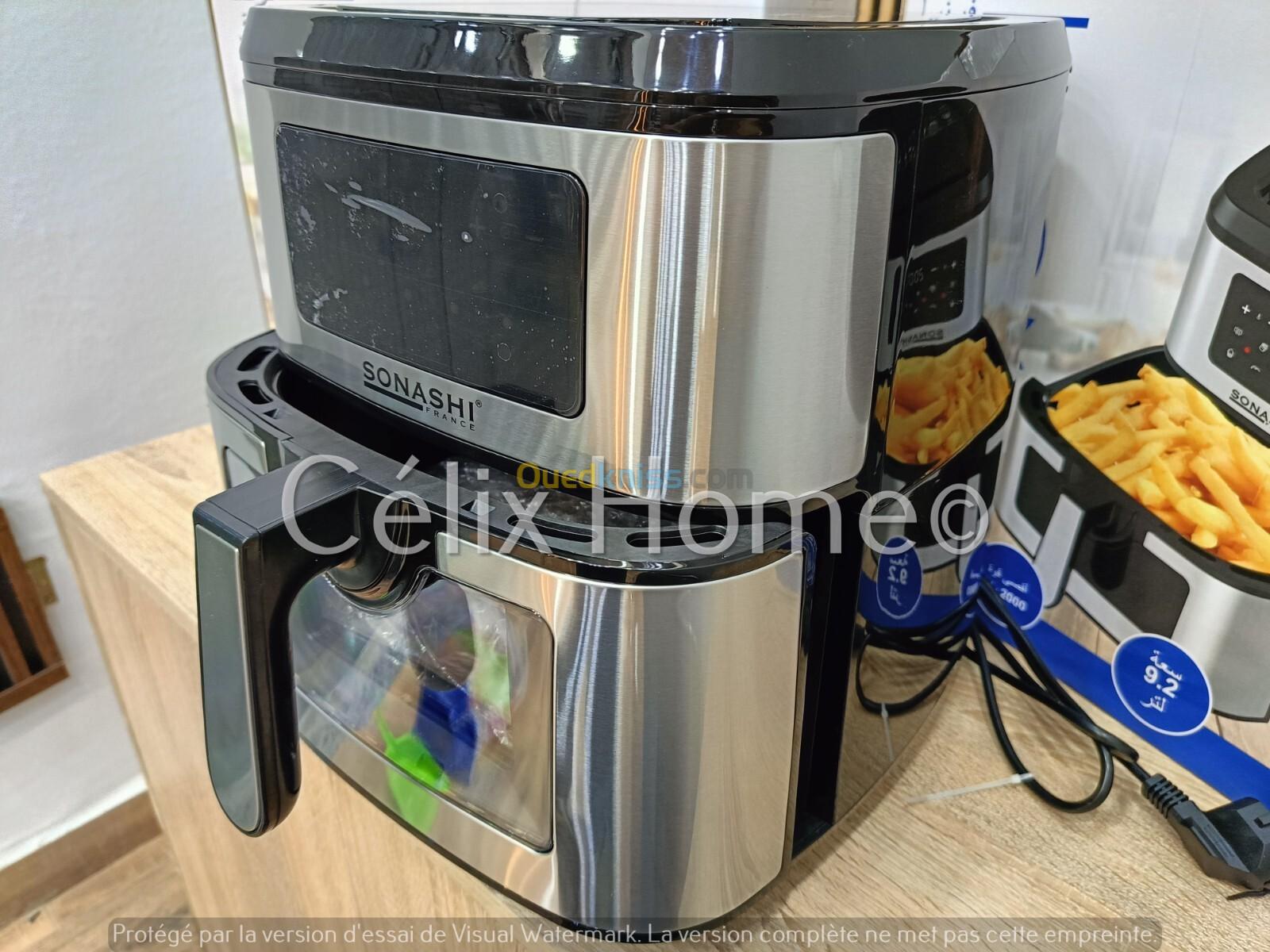 SONASHI Air Fryer Friteuse a air 9.2L 2000w commande digitale