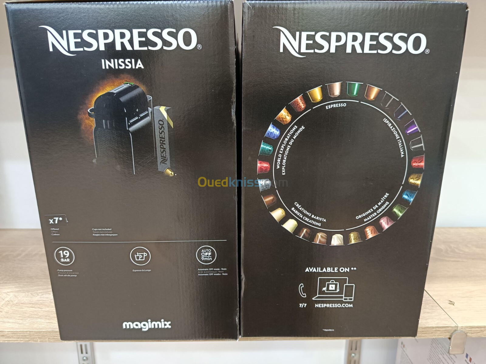 MAGIMIX Machine à café NESPRESSO INISSIA NOIRE Capsule 19 bars