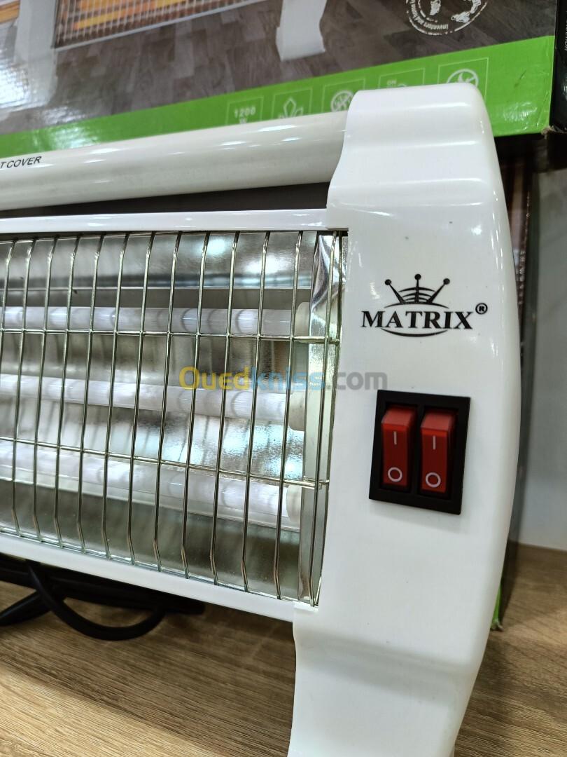 MATRIX Appareil de chauffage à quartz 1200w