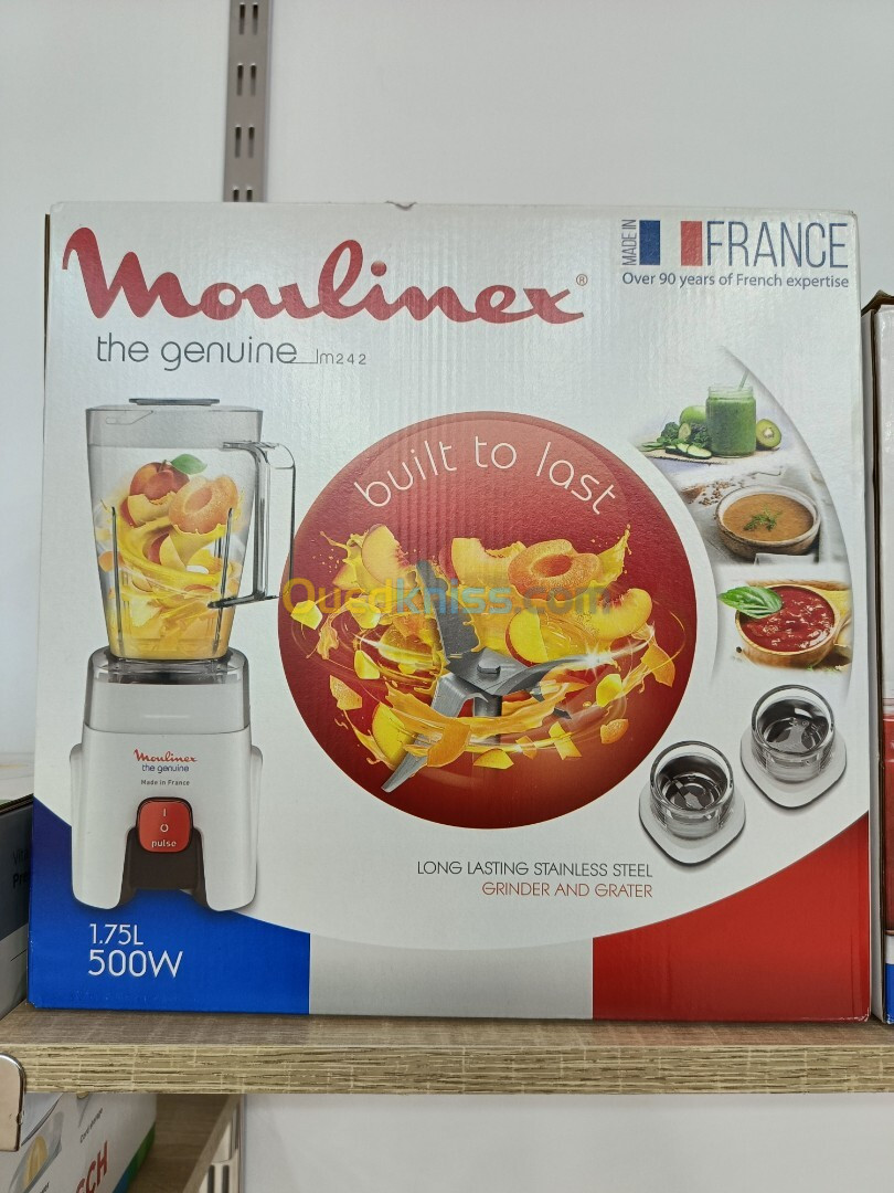 MOULINEX Blender mixeur moulin et râpe 500w The Genuine