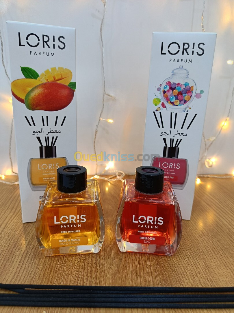 PARFUM D'AMBIANCE DIFFUSEUR DE PARFUM LORIS 120ml ORIGINAL MANGUE/JASMIN/MARIN/CHEWING GUM