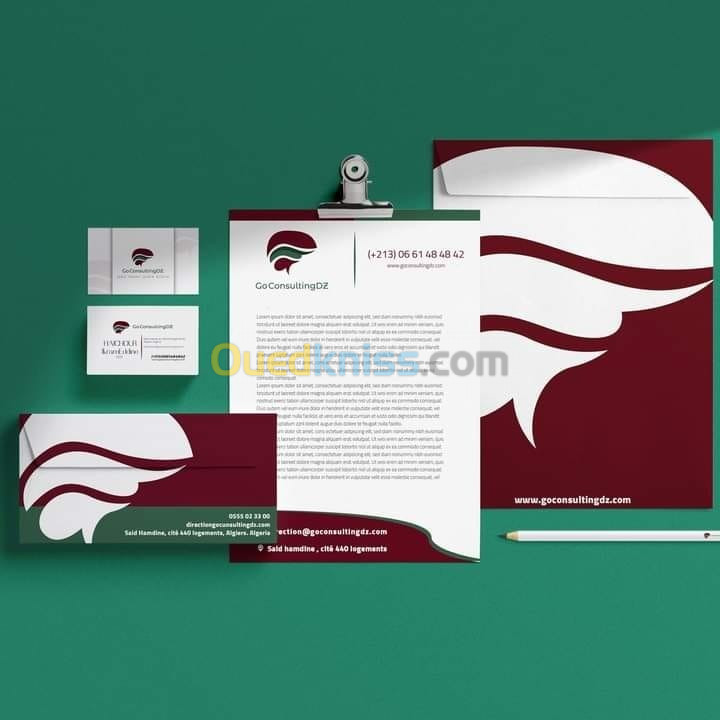 تصميم شعارات و منشورات اعلانية-Conception De Logo Et Poster