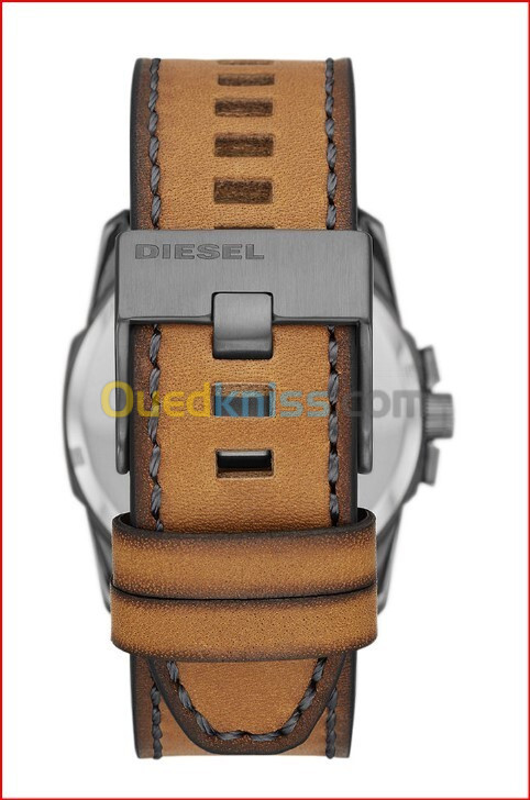 Montre à quartz en cuir Diesel (43mm) - Marron et gris