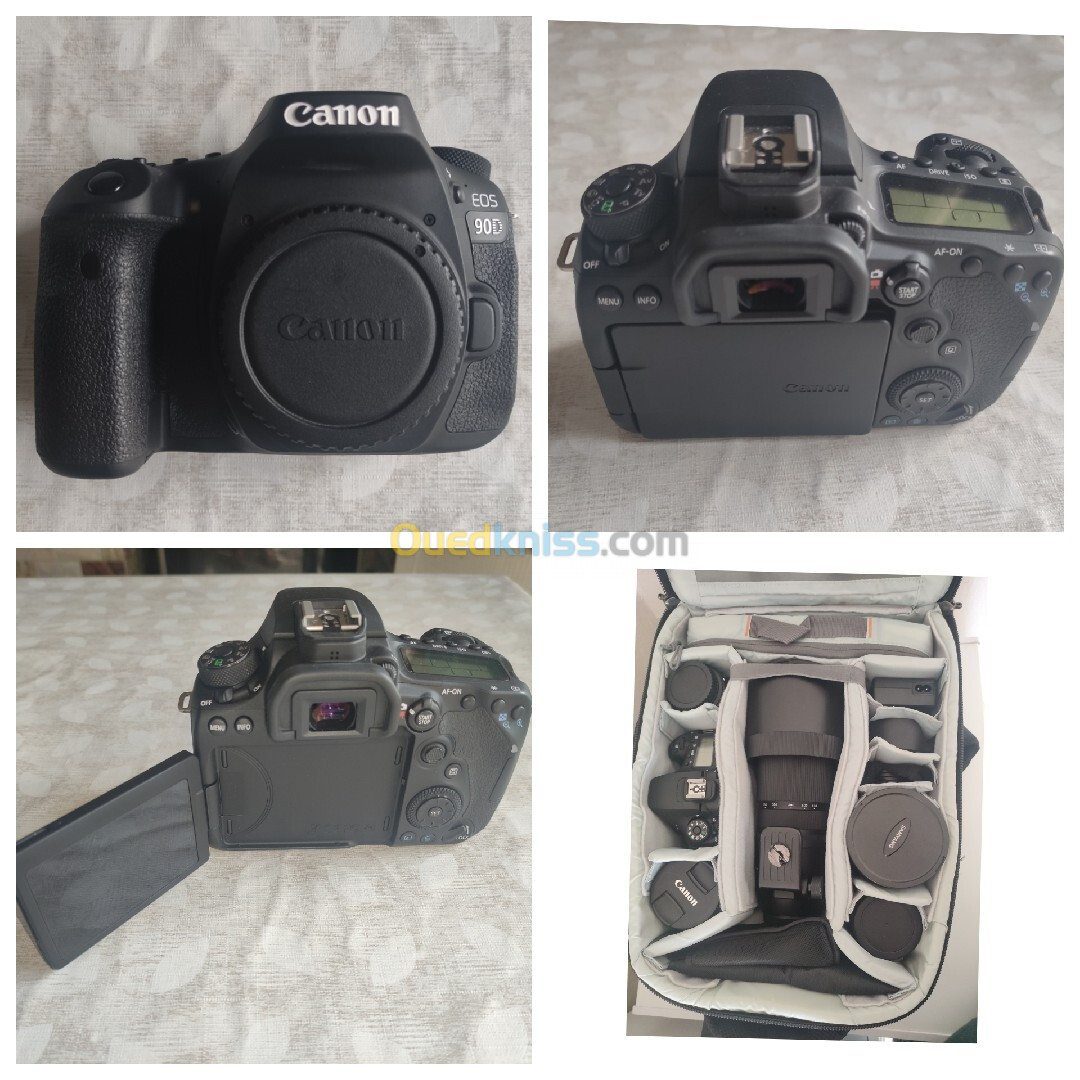 canon eos 90D Sigma 600mm objectif Lowepro